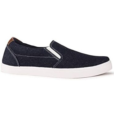 Bata Men's Denim Sneakers (8596385_Black_9 UK)