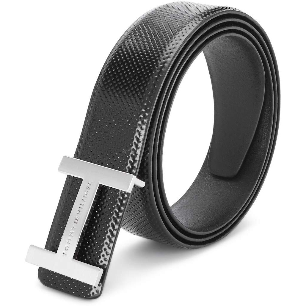 Tommy Hilfiger Enfield Leather Casual Belt For Men - M - 90Cm, Black