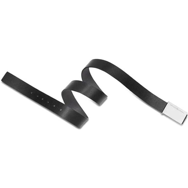Tommy Hilfiger Men's Leather Belt (Pack on 1) (TH/AMOSREV0107M 90 cm_Black/Grey_M-90 cm)
