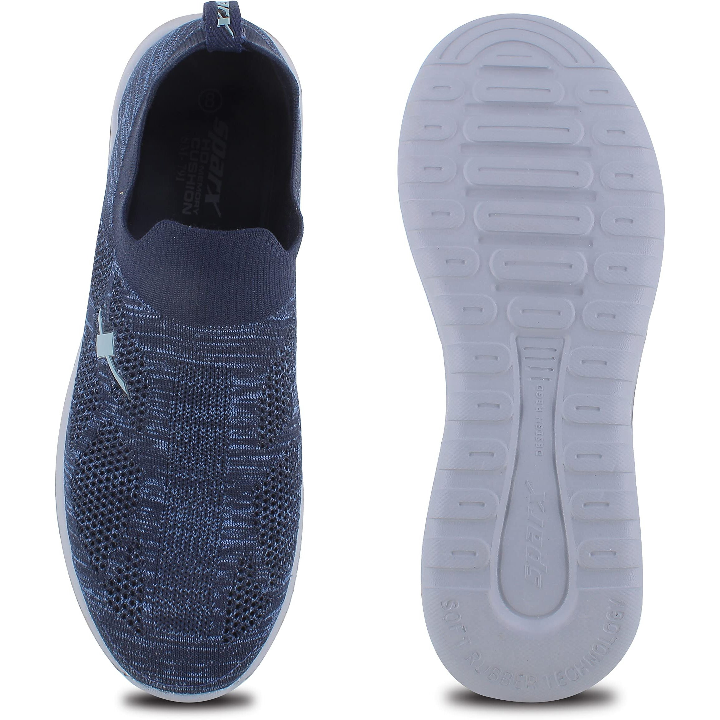 Sparx Mens SM 791 | Enhanced Durability & Soft Cushion | Blue Running Shoe - 7 UK (SM 791)