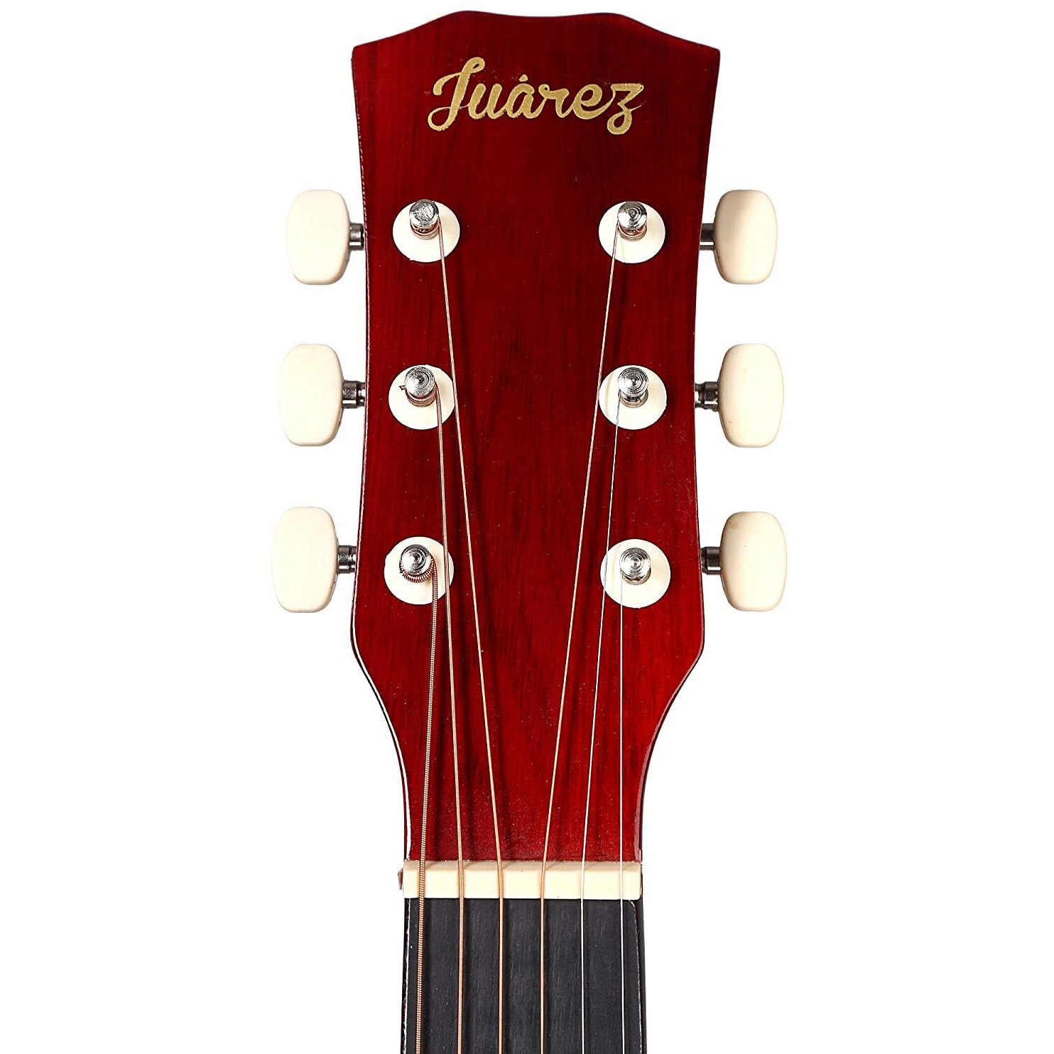 JUAREZ JRZ38C/3TSNA Engineered Wood Acoustic Guitar, 38 Inch Cutaway, 3TS Sunburst