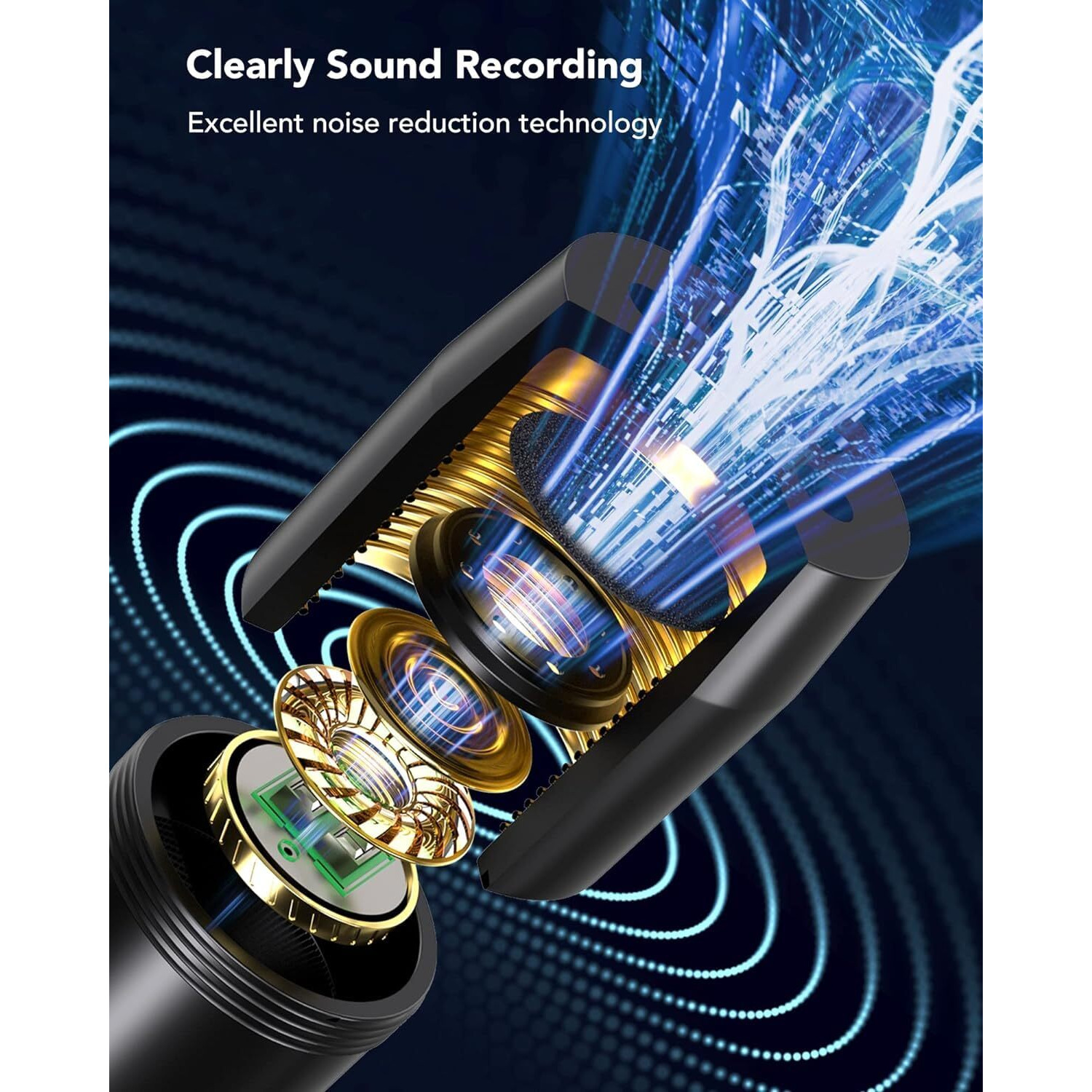 BassDrops Lavalier Collar Mic USB Type C Professional Lapel Clip-on Mic Omni Condenser Little Mic for Video Recording Noise Reduction Mic for YouTube Vlogging Interview on Android(1.5 Meters)