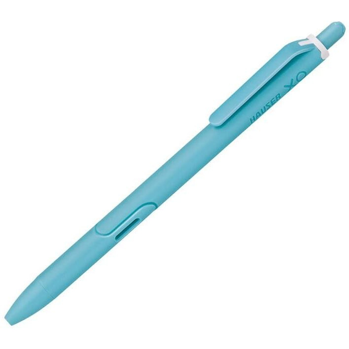 Hauser XO RT Retractable Ball Pen | Sleek Body & Minimalistic Design | Matt Finish & Solid Body Type | Low Viscosity Ink With Ultra Durable Tip | Blue Ink, Set Of 10