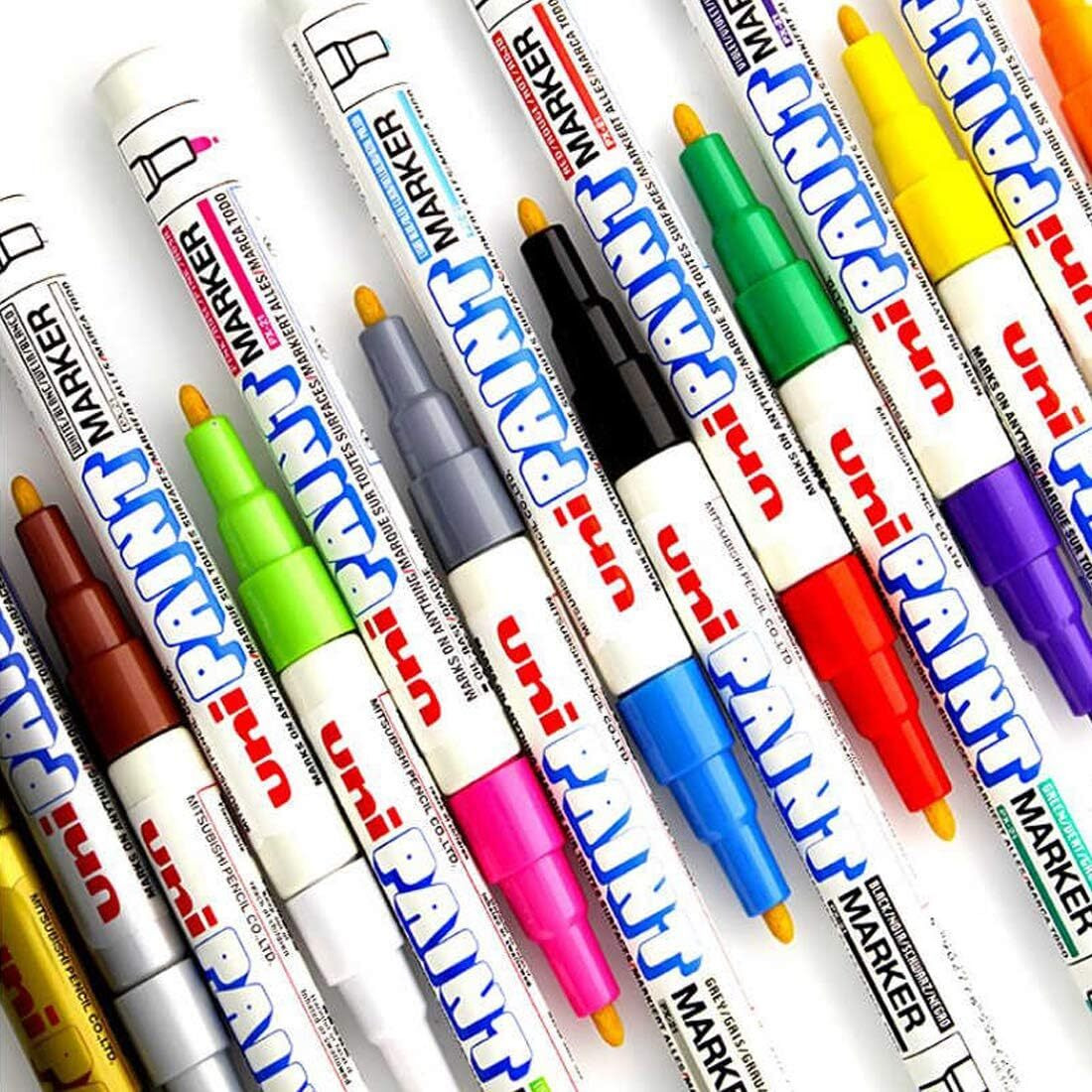 Uni-Ball Px21 Paint Medium Markers (White Ink, Pack of 2)
