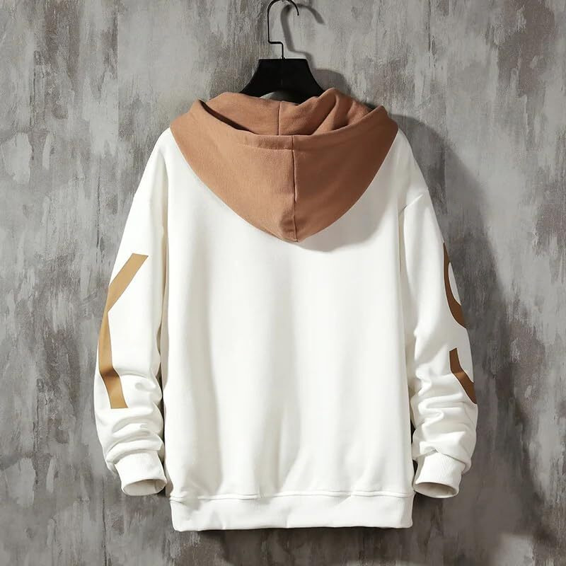 TAGAS Men's Fleece Round Neck Regular Fit Sweatshirt (MH-8011-BROWN-M_Brown_Medium)