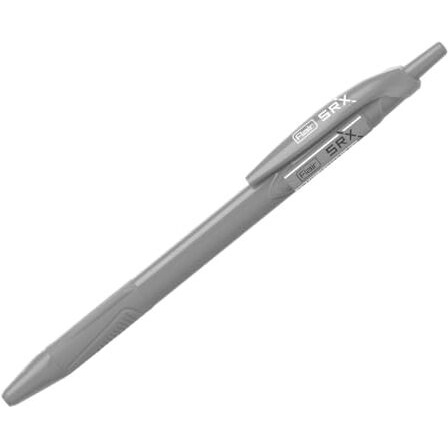 FLAIR Srx 0.7mm Retractable Ball Pen Box Pack | Triangular Body Design For Better Grip | Light Weight Refillable | Smooth Writing Experience | Vibrant Solid Body Colours | Blue Ink, Pack of 10 Pcs