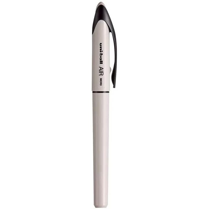 uni-ball UBA-188C-M Air Micro 0.5 mm Roller Ball Pen | Pack of 4, Black Ink, Multicolour Pastel Body (Color May Vary)