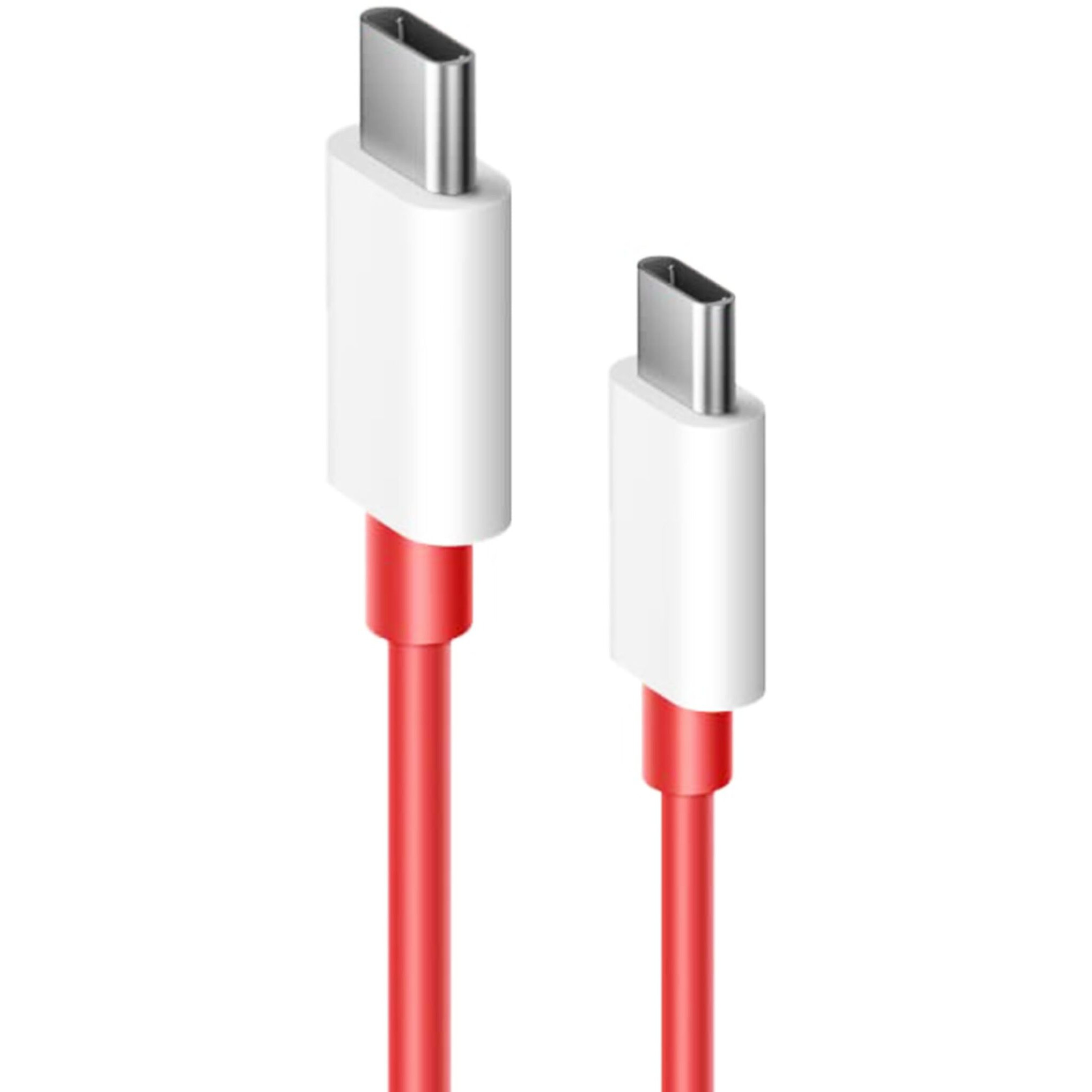 CEDO 65W OnePlus Dash Warp Charge Cable | 6.5A USB Type C to C PD Data Sync Fast Charging Cable Compatible with One Plus 8T / 9 / 9R / 9 Pro / 9RT / 10R / Nord & for All Type C Devices 1 Meter (Red)