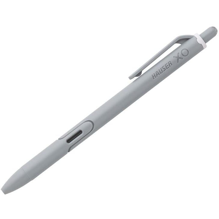 Hauser XO RT Retractable Ball Pen | Sleek Body & Minimalistic Design | Matt Finish & Solid Body Type | Low Viscosity Ink With Ultra Durable Tip | Black Ink, Set Of 10