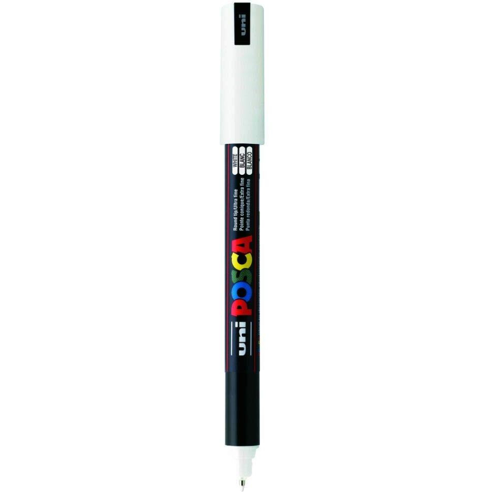 UNI-BALL Posca 1MR Markers (White Ink, Pack of 1)