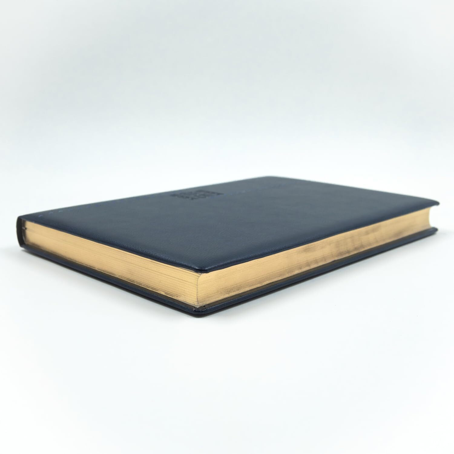 Mahavir Premium Diary 2025 | A4 Size | One-Day-to-a-Page New Year Diary | 424 pages | Natural Shade Paper | PU (Faux Leather) Cover Material | (Blue)