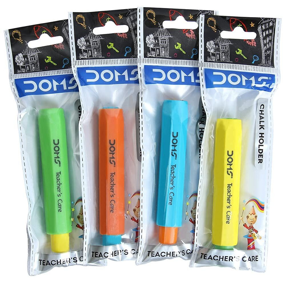 DOMS Non-Toxic Chalk & Oil Pastel Holder, Set of 5 Pcs