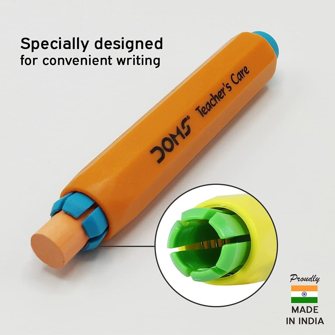 DOMS Non-Toxic Chalk & Oil Pastel Holder, Set of 5 Pcs