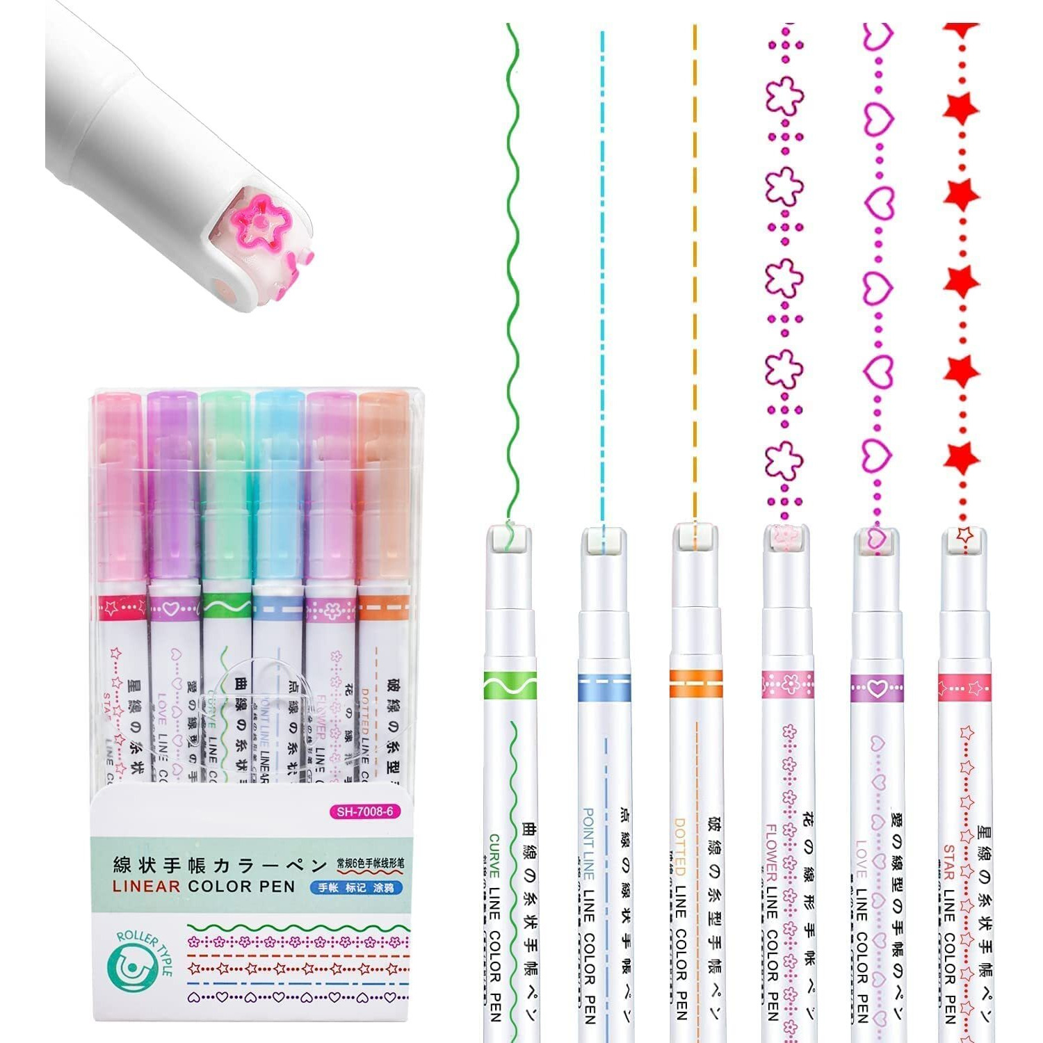 Shuttle Art Dual Tips Marker Pen, Chisel and Fine Tips, Flexible Tip and Soft Touch, Water Based