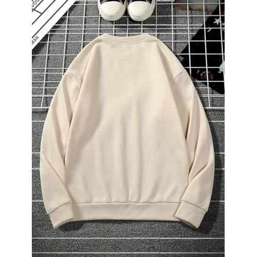 Lymio Men Sweatshirts || Sweatshirts for Men || Unisex Sweatshirts (H-30-32) (2XL, Khakhi)