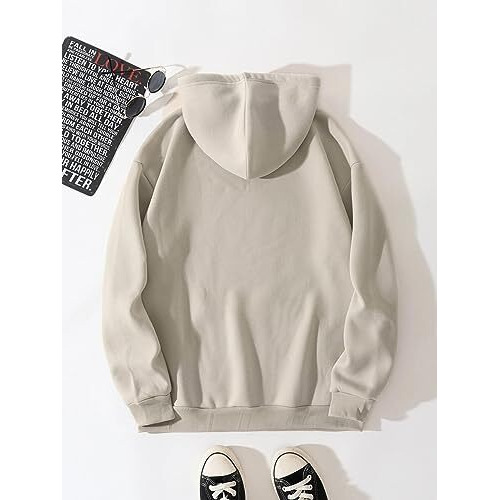 Lymio Hoodies || Sweatshirt for Unisex || Unisex Hoodie (H-14-17) (XL, Khakhi)