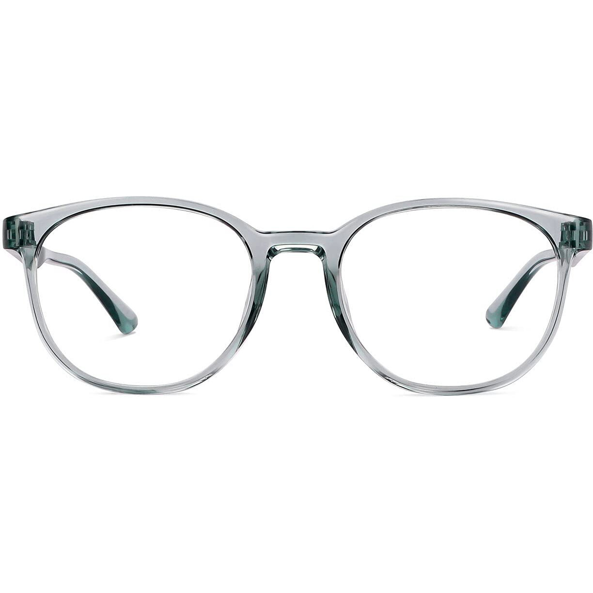 LENSKART BLU | Zero Power Bluecut & Antiglare Computer Eyeglasses For Eye Protection And Strain | Gaming Glasses | Full Rim Round | Men & Women | Large | LB E14061