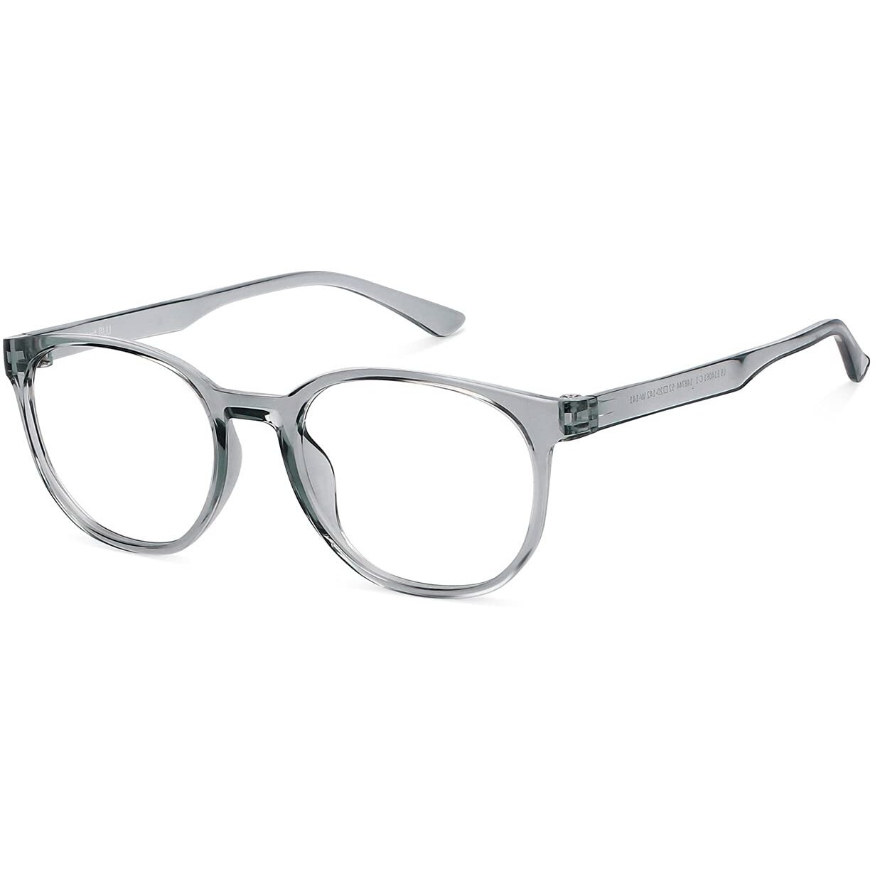 LENSKART BLU | Zero Power Bluecut & Antiglare Computer Eyeglasses For Eye Protection And Strain | Gaming Glasses | Full Rim Round | Men & Women | Large | LB E14061