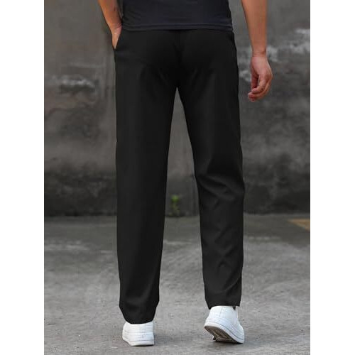 Lymio Men Trousers || Men Track Pant || Men Pants (TR-16-19) (in, Alpha, M, Black)