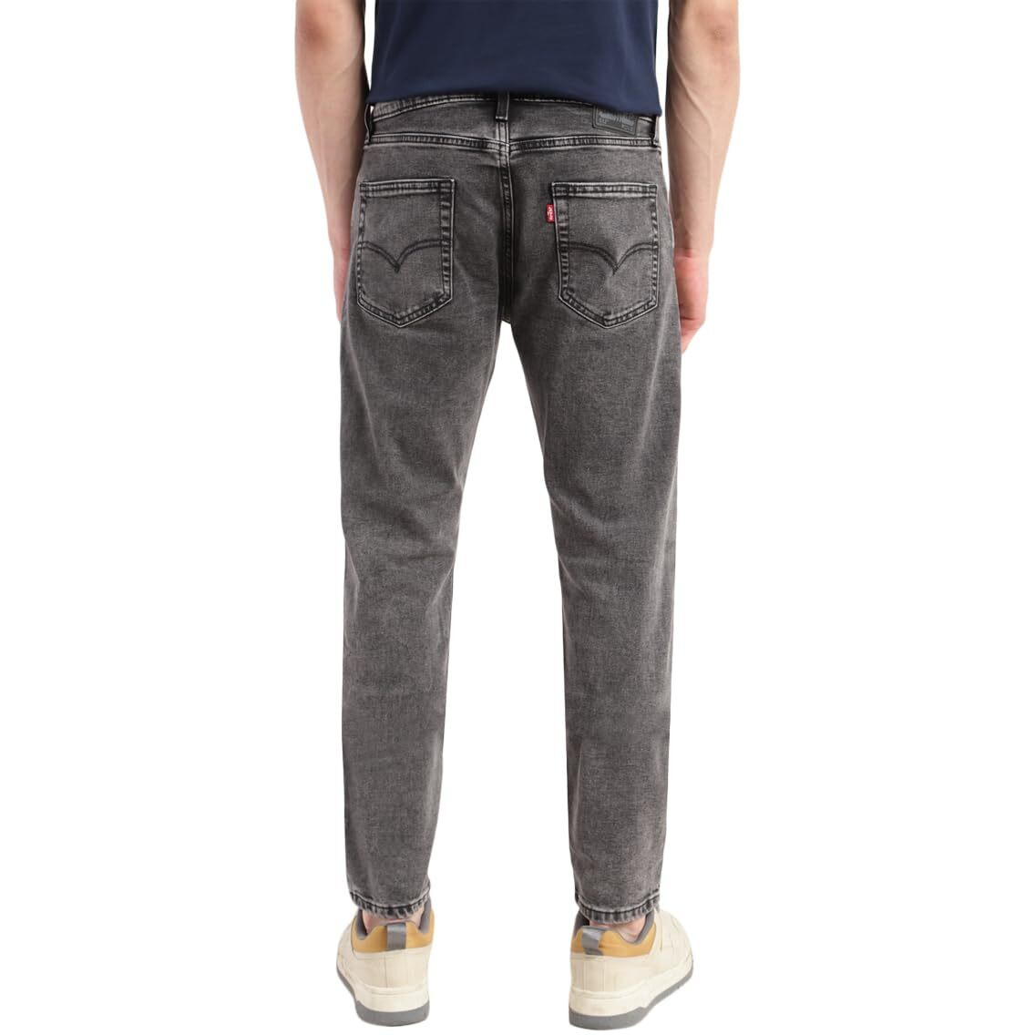 Levis Mens 512 Slim Tapered Fit Mid-Rise Stretchable Jeans Grey