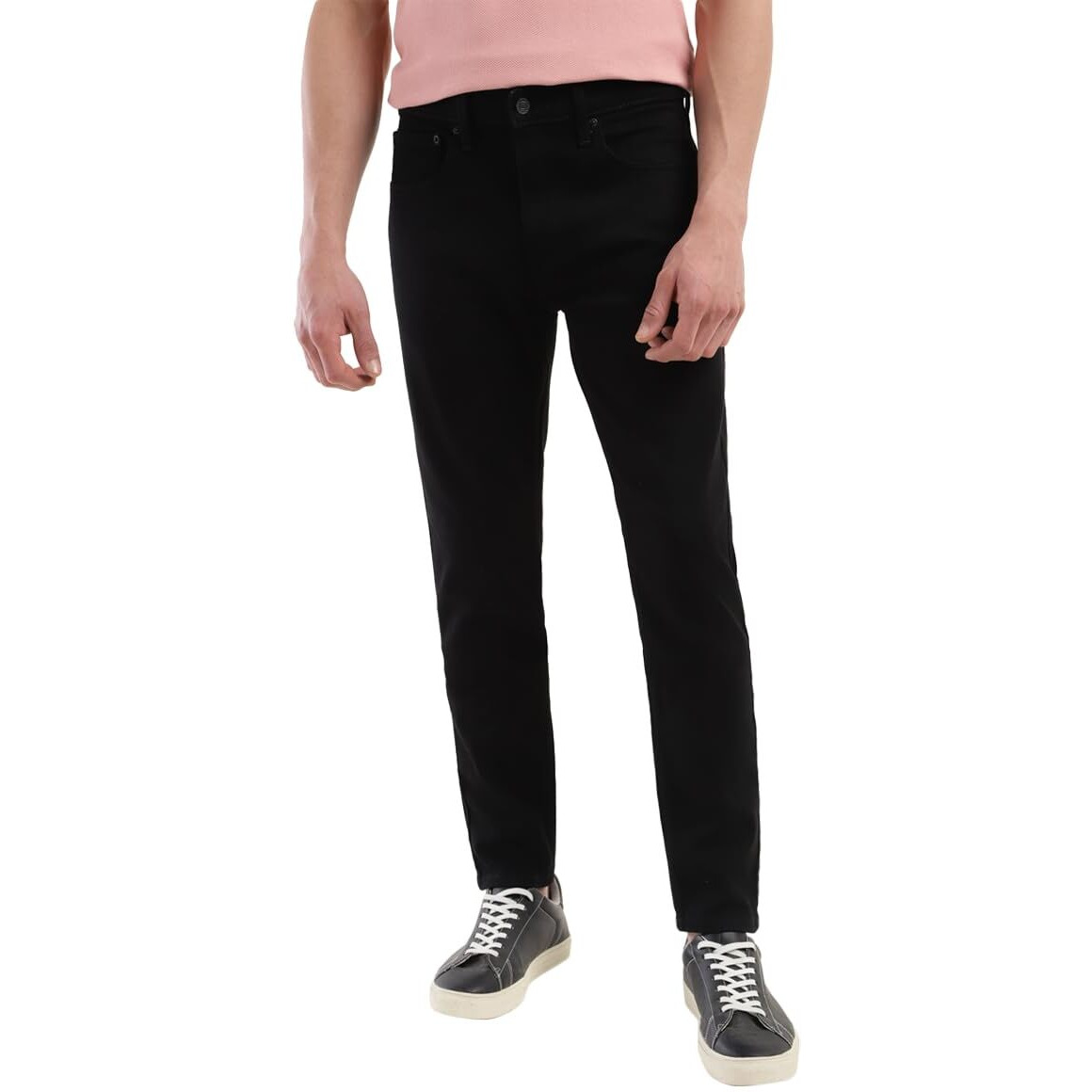 Levis Mens 512 Slim Tapered Fit Mid-Rise Jeans Black