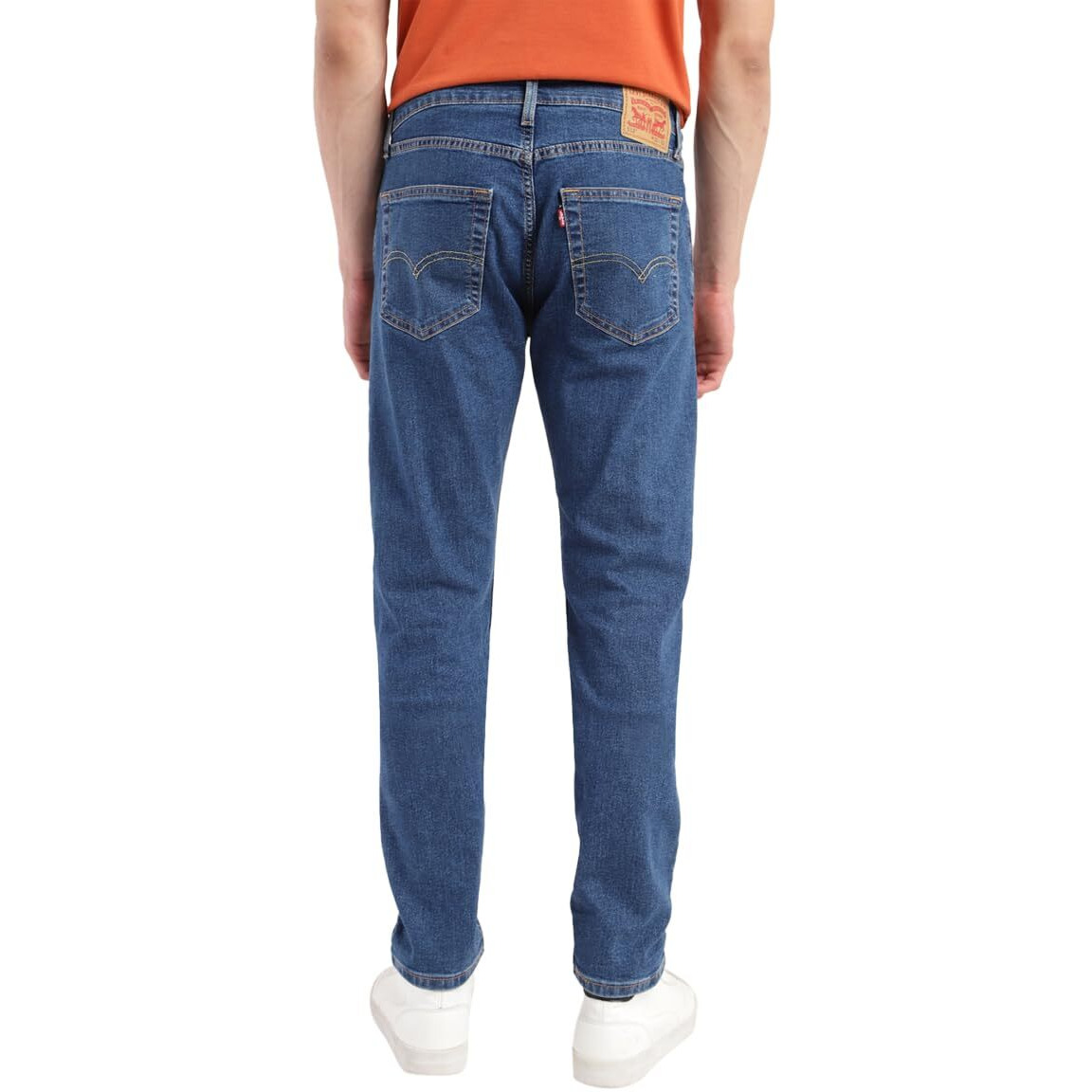 Levis Mens 512 Slim Tapered Fit Mid-Rise Light Fade Stretchable Jeans