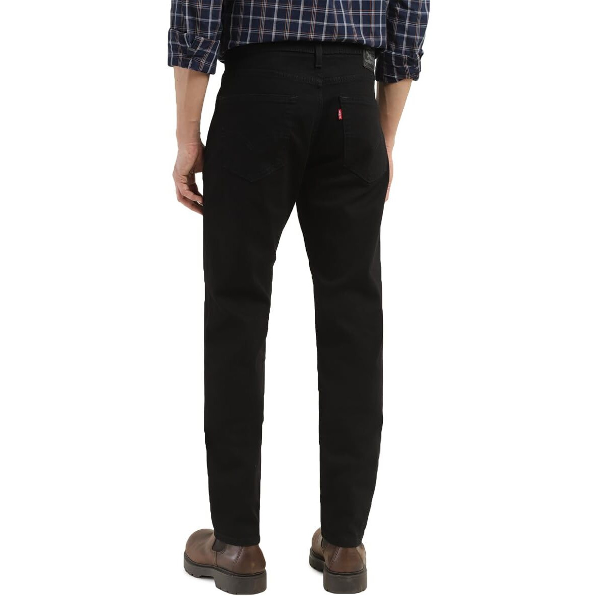 Levis Mens 511 Slim Fit Mid-Rise Jeans Solid Black