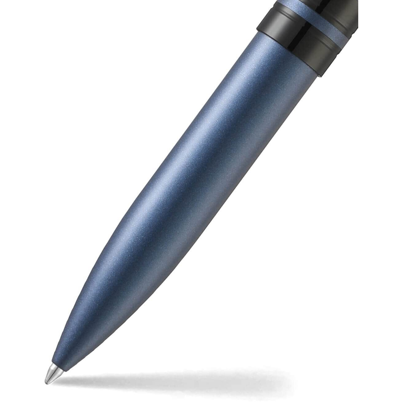 Sheaffer Icon Ballpoint Pen 9110 Matte Blue with Glossy Black PVD Trim | Premium Ballpen Blue