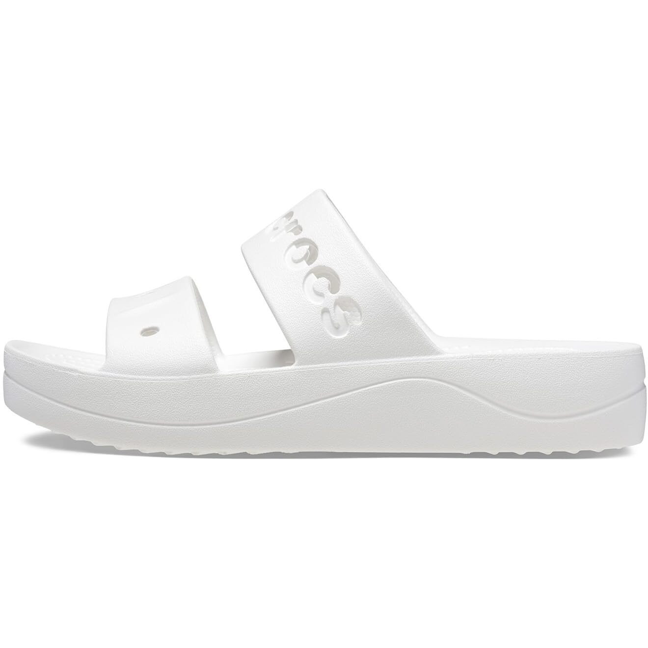 Crocs Baya White Sandal-(208188-100)-7 UK Women (W9)