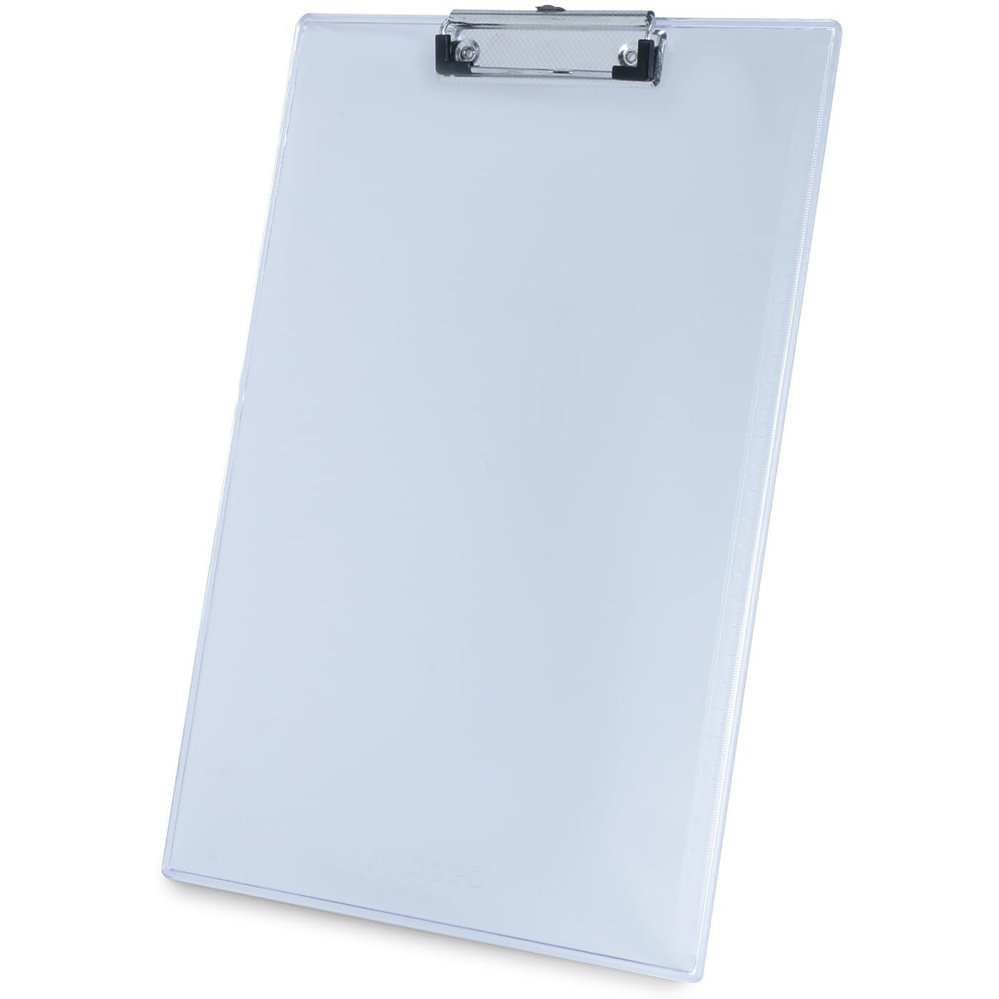 MAPED Transparent CLIPBOARD | Crystal Clear Exam Board | Exam Pad | Writing Pad | Clip Board
