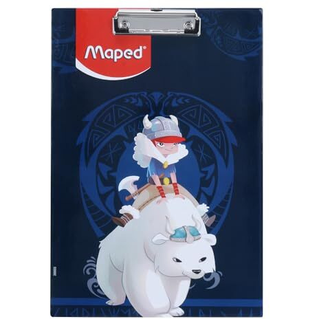 Maped Viking Clipboard | Exam Board | Clipboard | Writing Pad | Clip Pad | Exam Pad for Students