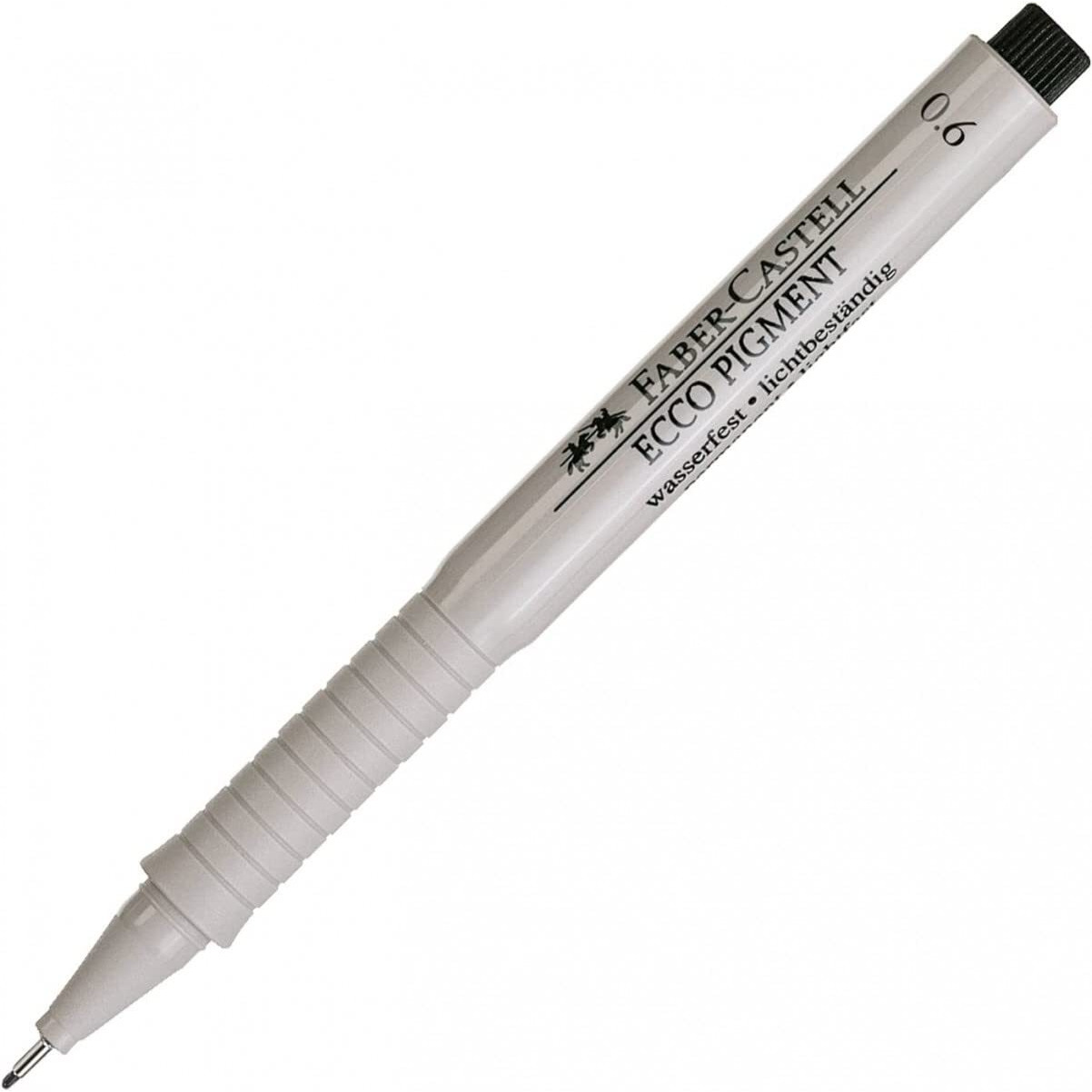 Faber-Castell ECCO PIGMENT FIBRE TIP PEN 0.6 BLACK
