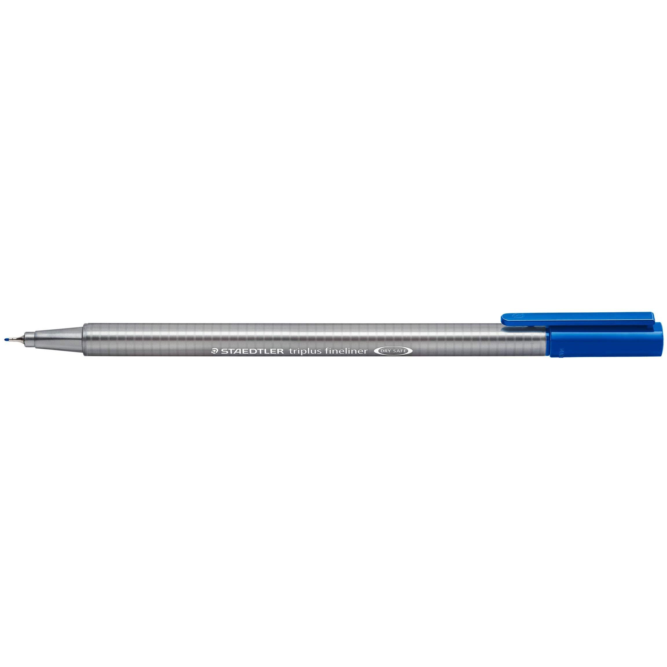 Staedtler 334 SB4 Triplus Fineliner Pen - Pack of 4 (Multicolor)