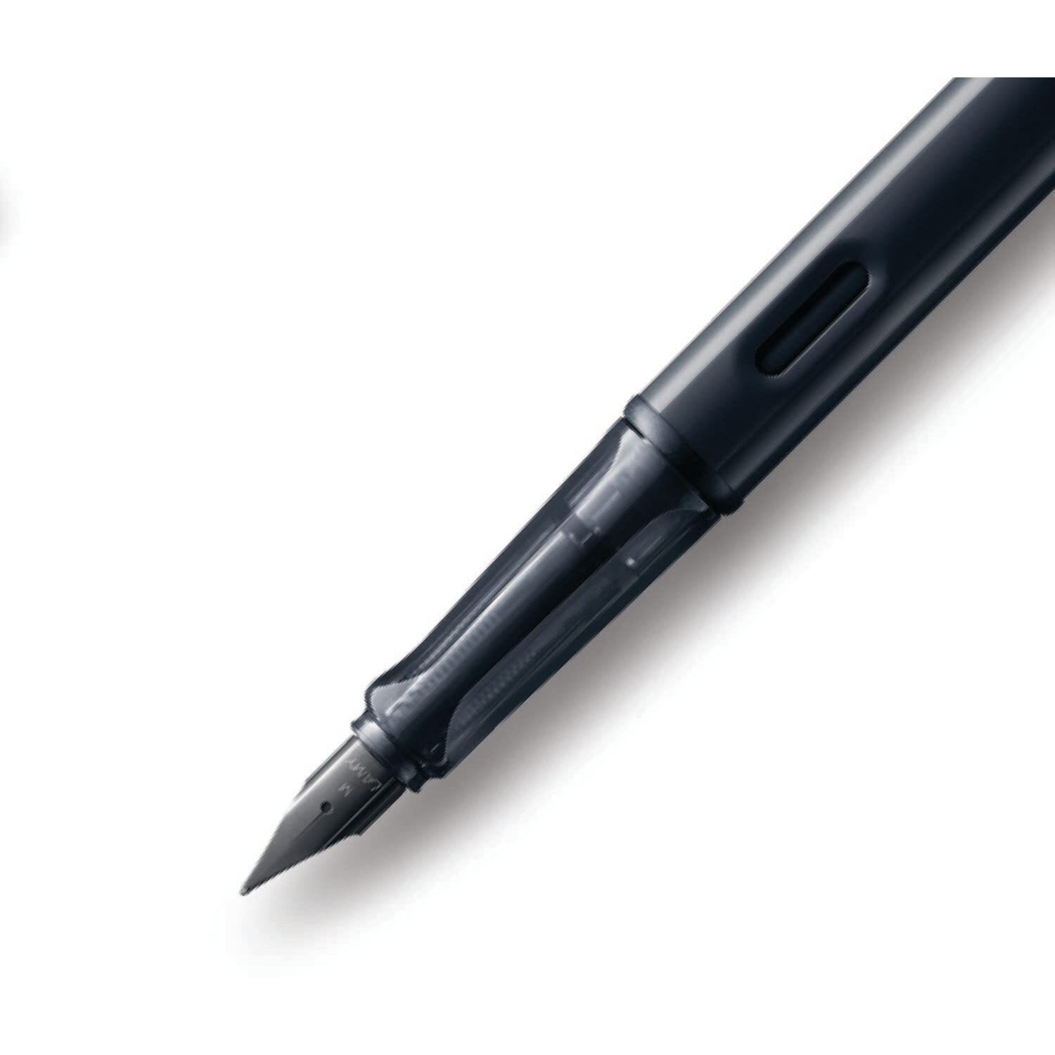 LAMY Al-Star Medium Tip Fountain Pen | Steel Nib, Polished | With Ink Cartridge T 10 Blue | Smooth Refillable Pen With Converter Filling System Z 28