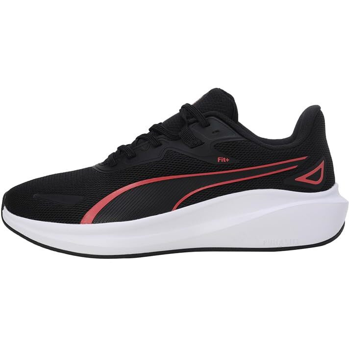 Puma Unisex-Adult Skyrocket Lite Black-White-for All Time Red Running Shoe - 9 UK (37943715)
