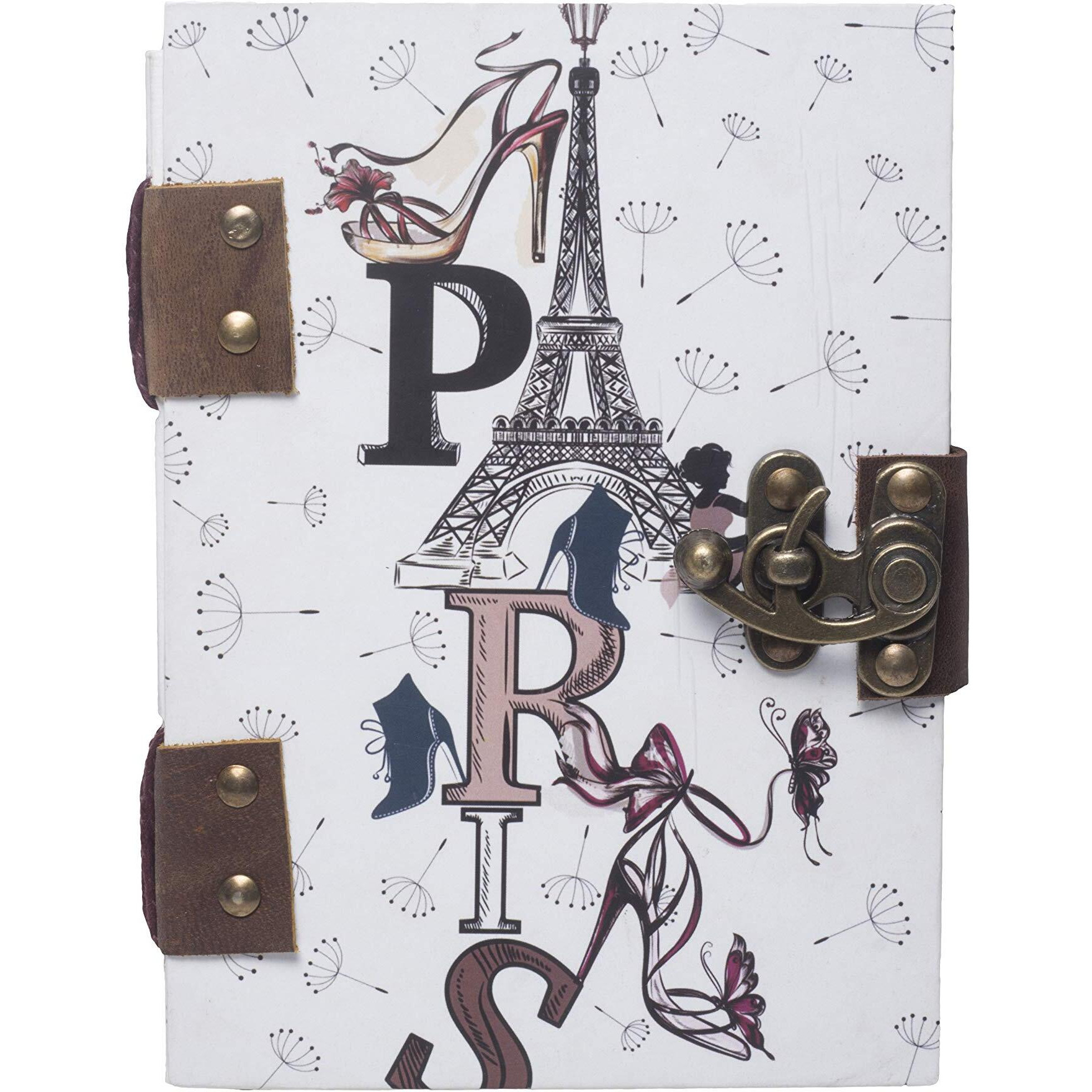 RJKART Handmade Classic Printed Cardboard Writing Diary for Different Purposes -120 GSM
