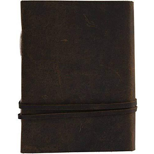 RJKART A5 Leather Doctor Embossed on Cover Diary with Key Lock for Men and Women (Brown)