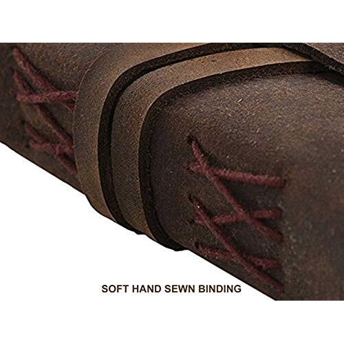 RJKART A5 Leather Doctor Embossed on Cover Diary with Key Lock for Men and Women (Brown)