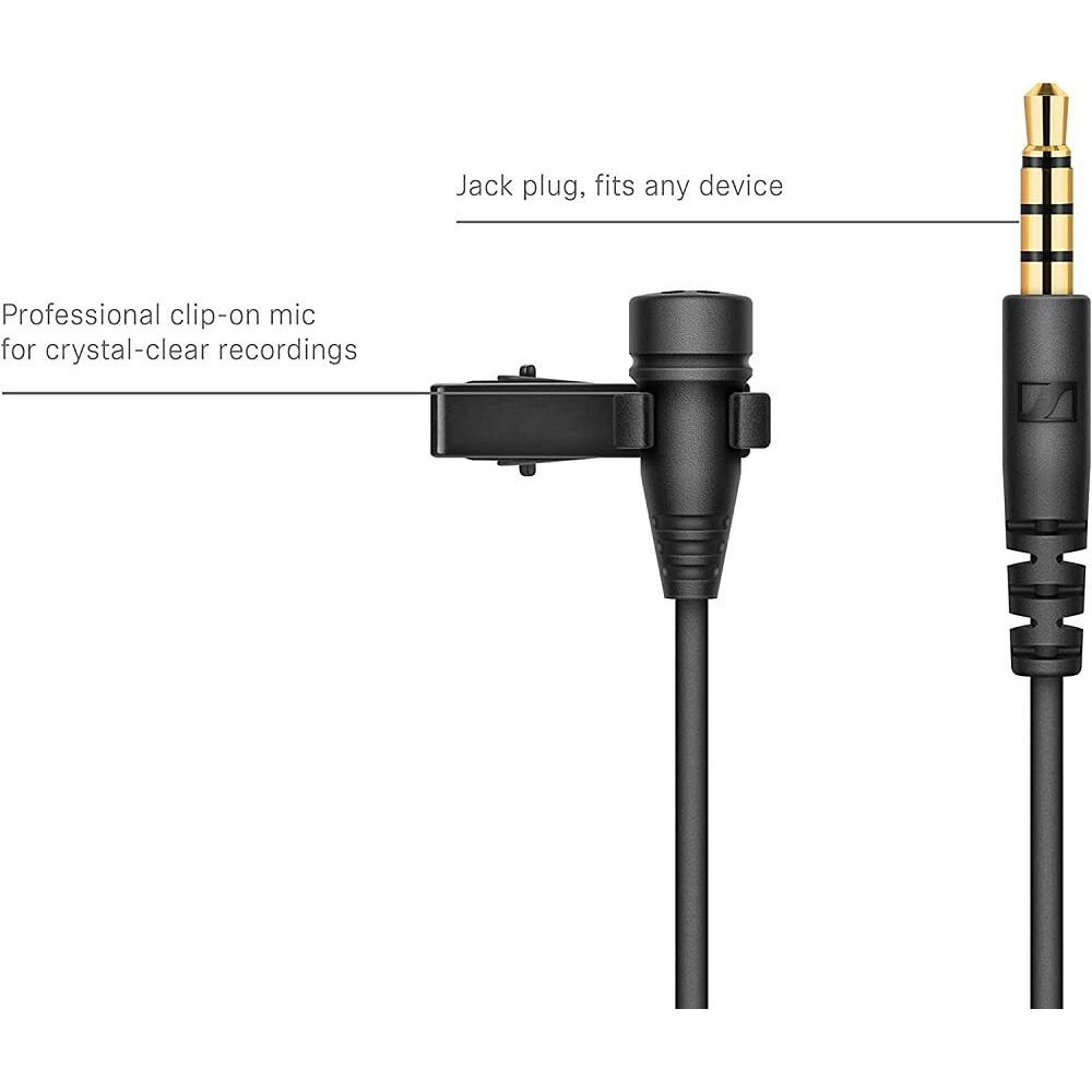 Sennheiser XS Lav Mobile Omni-Directional Clip-on Professional Lavalier Wired Microphone