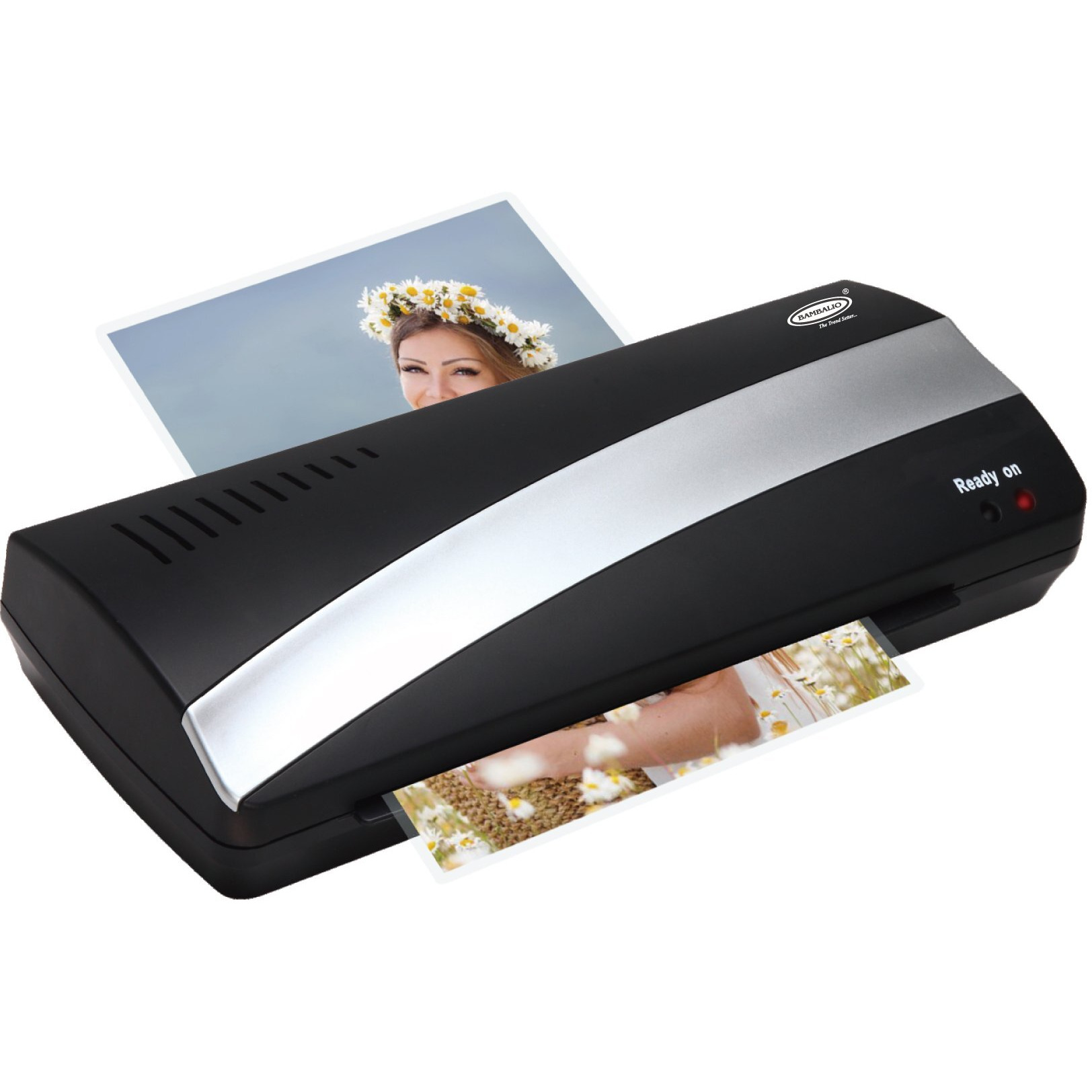 Bambalio Hot & Cold Laminator Fully Automatic Upto A4/FC Size (2 Rollers) 1 Year Warranty Black Colour LAM-002
