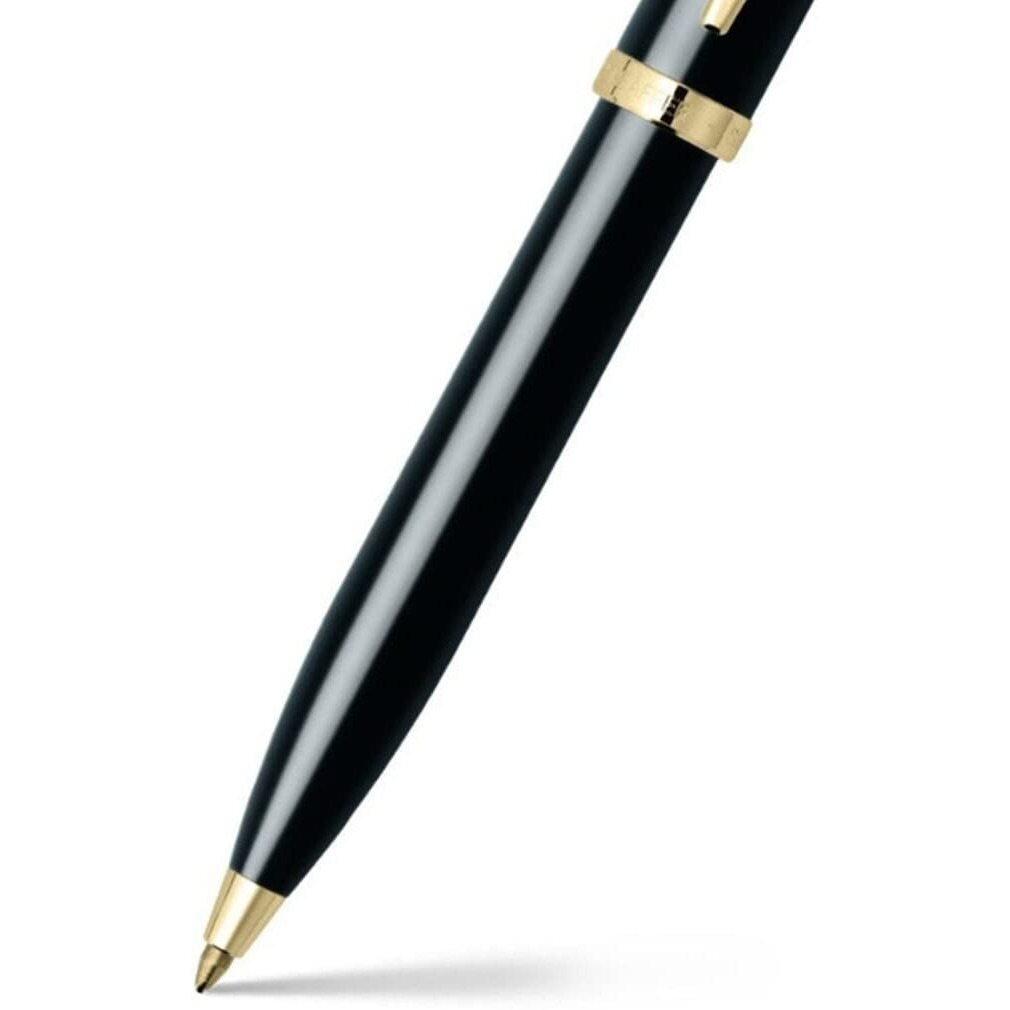 Sheaffer Gift 100 Ballpoint Pen Glossy Black with Gold Tone Trim | Signature Ball pen