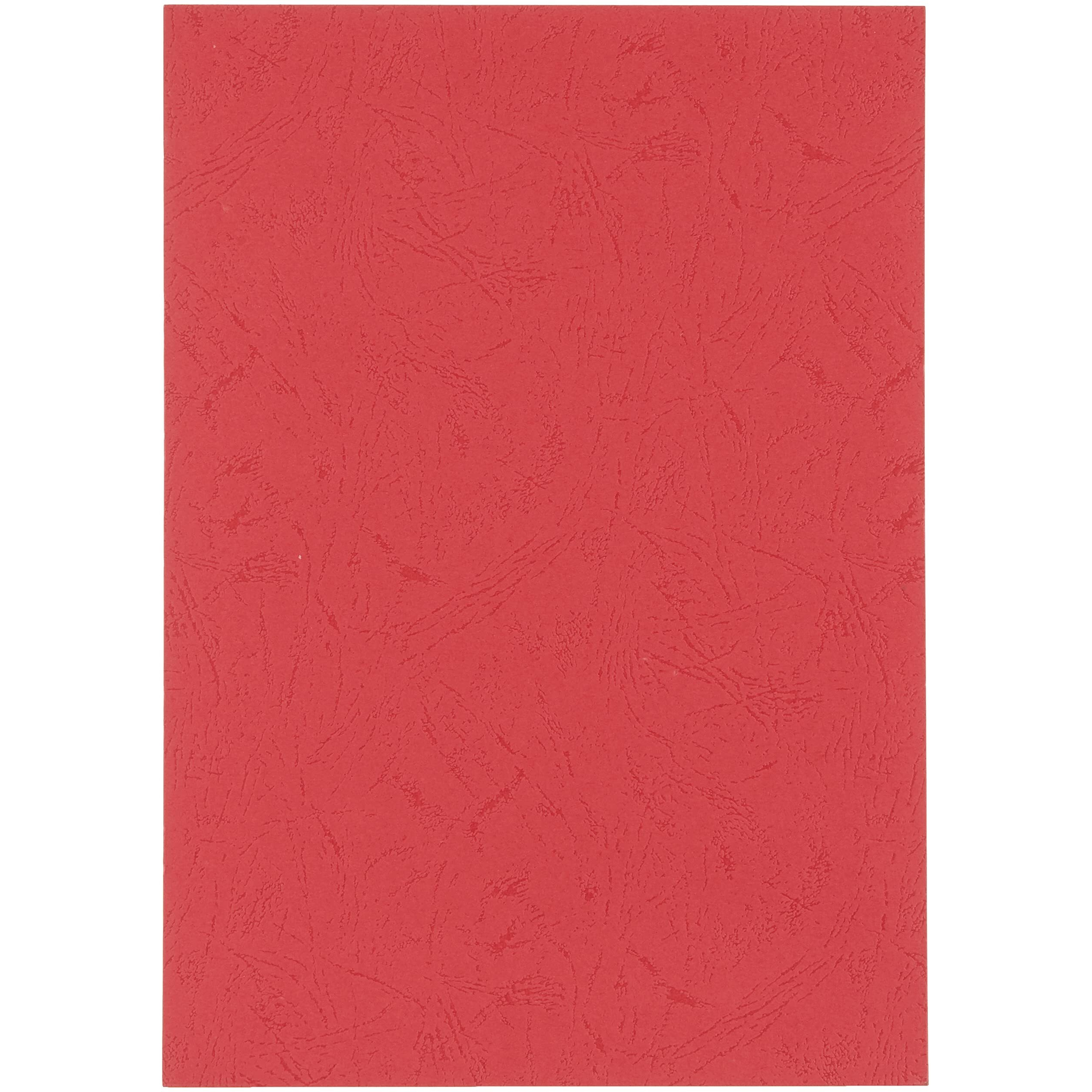 GBC Ibicover Binding Cover 63 Series 230GSM A4 Red (Pack of 100)