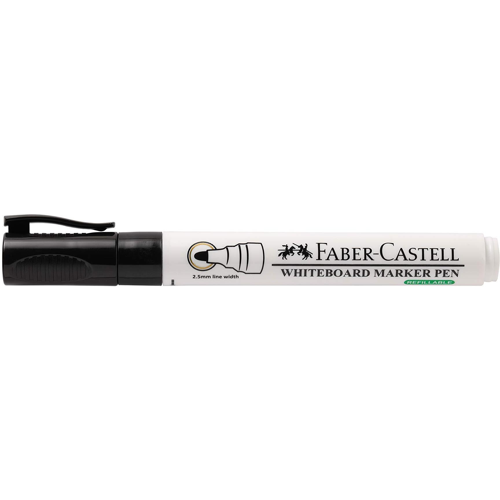 Faber-Castell Whiteboard Broad Marker - Pack of 10 (Black)