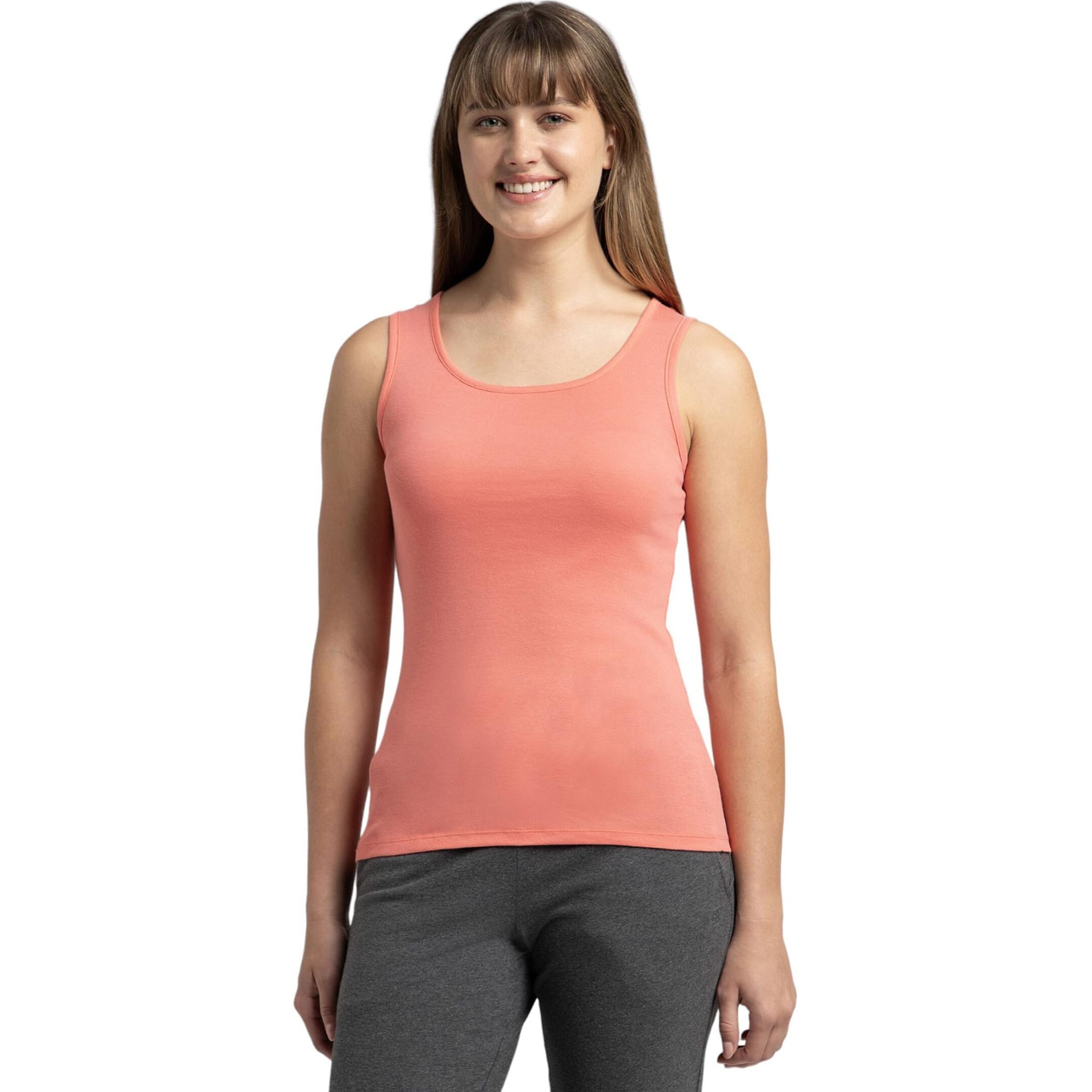 Jockey Women's Slim Fit Tank Top A113_Blush Pink_M