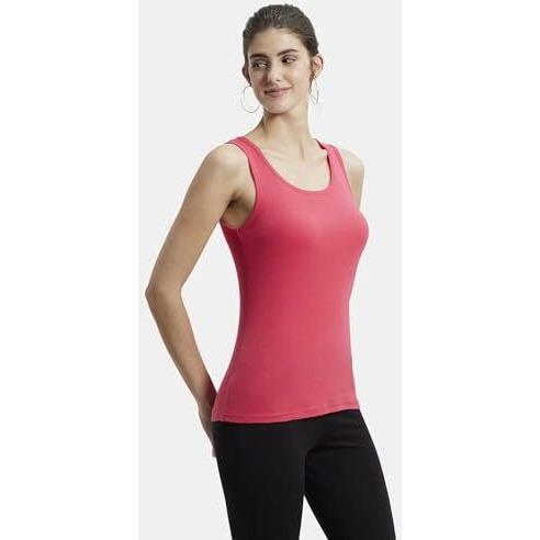 Jockey Women's Slim Fit Tank Top A113_Ruby_XL