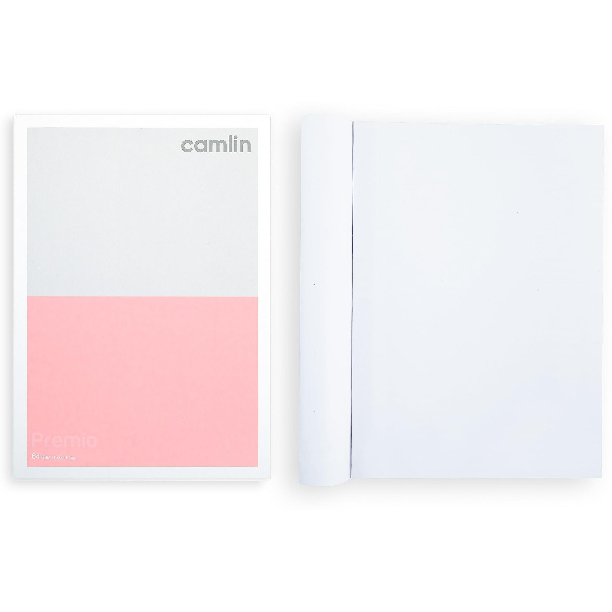 Camlin Premio 64 GSM Unruled 120 pages Notebook pack of 3