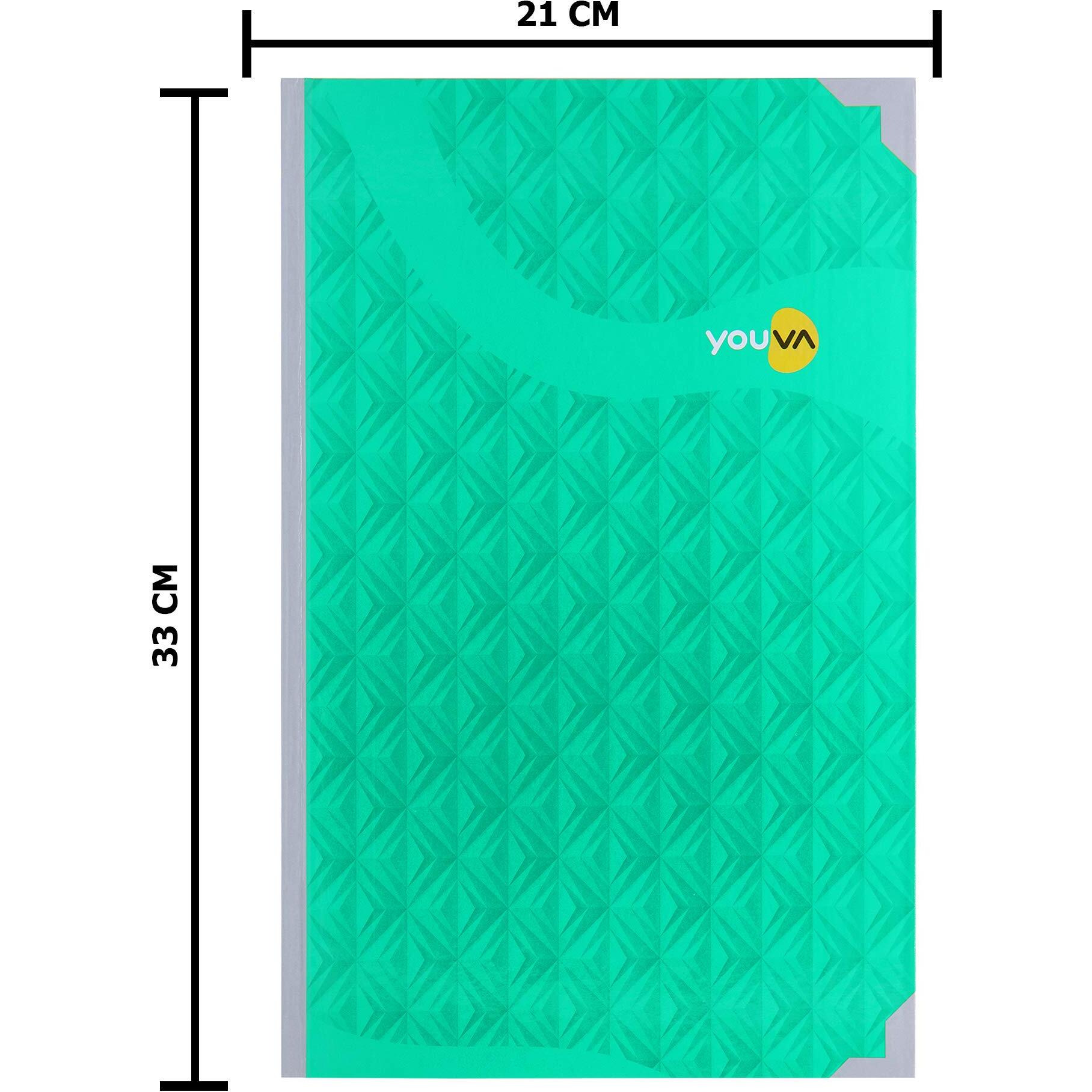 Navneet Youva YOUVA Hard Cover Case Bound | My Notes Long Book | 21Cm X 33 Cm | Single Line | 576 Pages | Pack Of 1