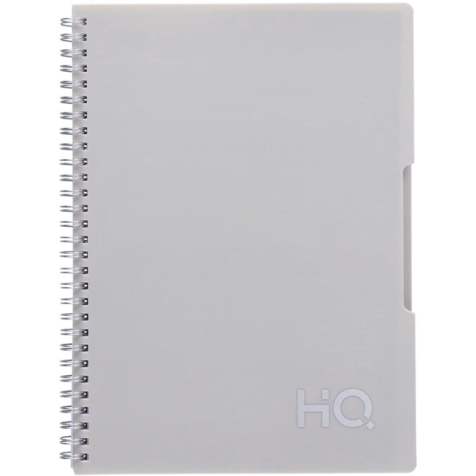 Navneet Youva | Spiral Wiro Bound Single Subject Notebook | 17.6x25 cm |Single Line |160 Pages |Grey