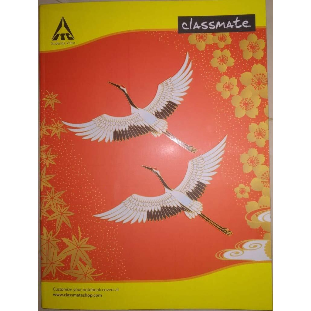 Classmate Notebook - Four Lines with Gap, 240mm*180mm, 172 Pages (Pack Of 12)