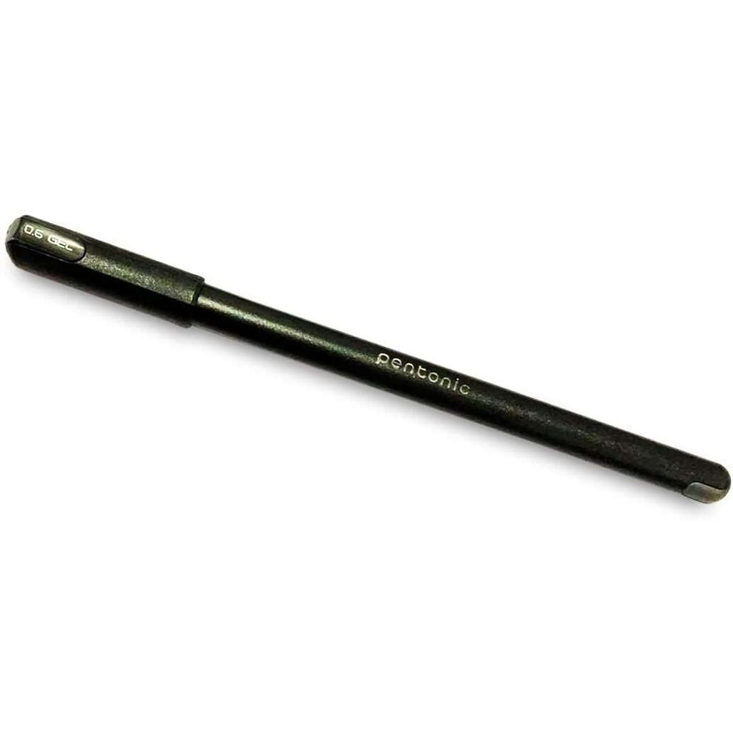 Pentonic 0.6 mm Gel Pen Blister Pack | Black Body | Black Ink | Set of 10